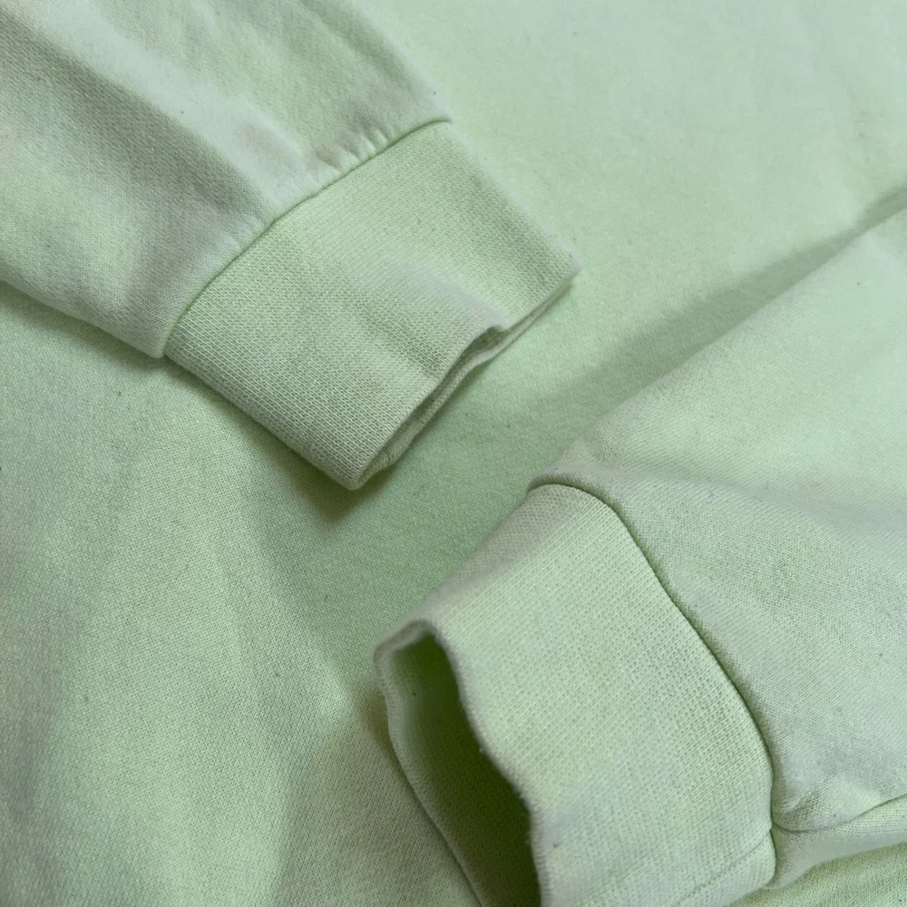 Nike Green Sweatshirt with Hood and Zipper